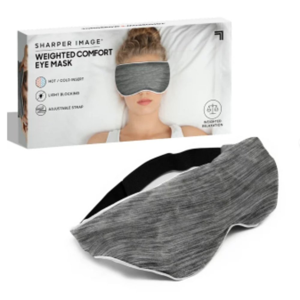Sharper Image Weighted Comfort Eye Mask - NEW